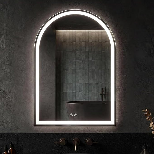 Sweetcrispy 28"×36" LED Bathroom Mirror by Sweetcrispy
