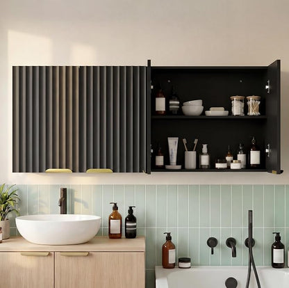 ChooChoo 4 Doors Wall Cabinet Laundry Room, Bathroom Wall Cabinet - Image 7