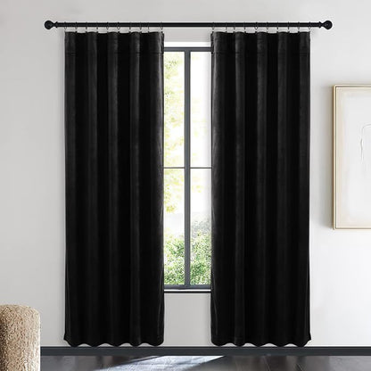 NICETOWN Insulated Black Out Velvet Curtains - Image 2