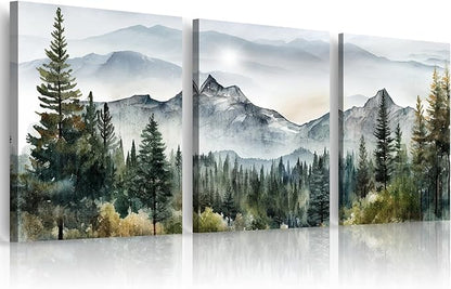 MHARTK66 3 Piece Framed Canvas Art Prints Wall Art by MHARTK66