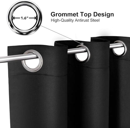ChrisDowa Grommet Blackout Curtains - Image 2