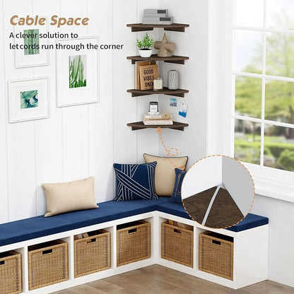 Forbena Large Corner Floating Shelves - Image 5