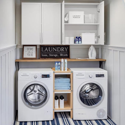 FIMELLO 30" Laundry Room Cabinets Wall Mounted - Image 5