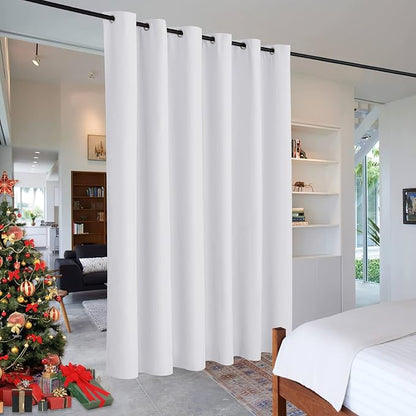 RYB HOME Extra Wide Curtains for Divider Room Separation Soundproof Temporary by RYBHOME