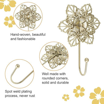 MOROBOR Flower Decorative Wall Hooks - Image 4