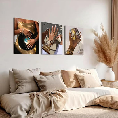 Black Girl Wall Art Set of 3 - Image 6