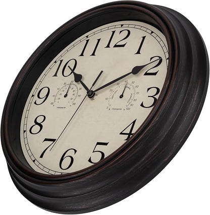 Foxtop Indoor Outdoor Waterproof Wall Clock - Image 8