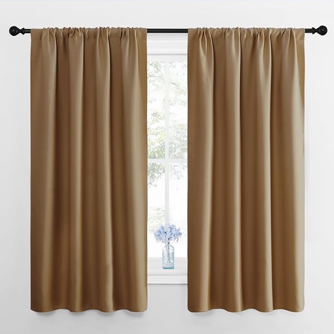 NICETOWN RV Blackout Curtains for Camper Windows, Short Blackout Curtains & by NICETOWN