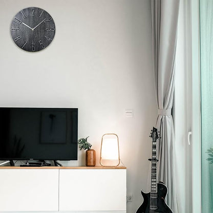 Wall Clock, Silent Clock, Wall Clocks Battery Operated， 12 inch Modern Wall - Image 8
