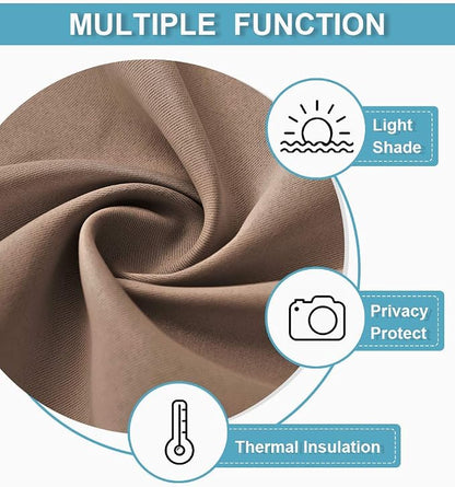 RYB HOME Room Divider Blackout Curtains, Thermal Insulated Sound Blocking - Image 4