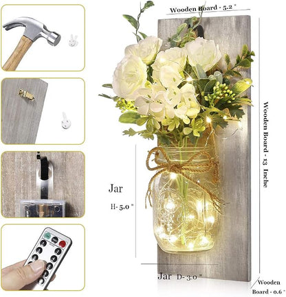 Wall Decor Mason Jar Sconces - Image 4
