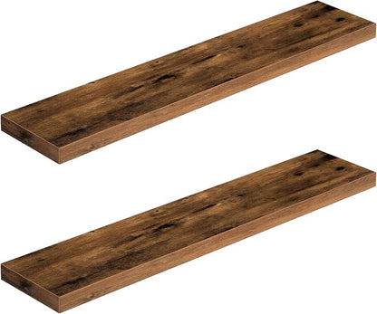 HOOBRO Floating Shelves for Wall, Wall Mounted Shelf Set of 2, 39.4" Hanging by HOOBRO