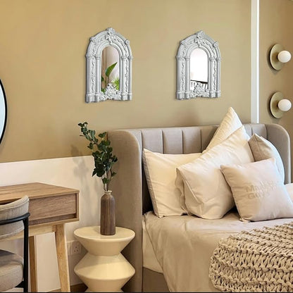 ZEXUIRU 2 Set. Rustic Wall Mirrors - Image 4