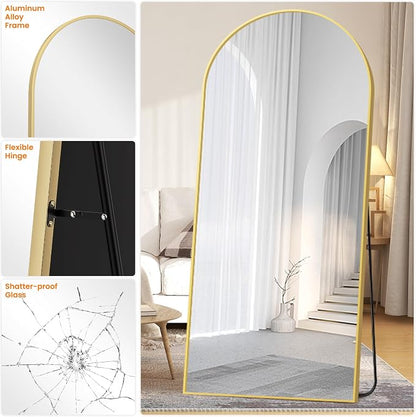 TRAHOME Full Length Arched Mirror, Living Room, Dressing Room - Image 8