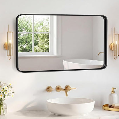 NEWBULIG 30X48 Inch Bathroom Mirror by NEWBULIG
