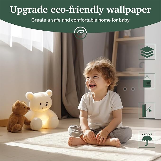 Dimoon 17.7''x236'' Peel and Stick Wallpaper Black Contact Paper - Image 3