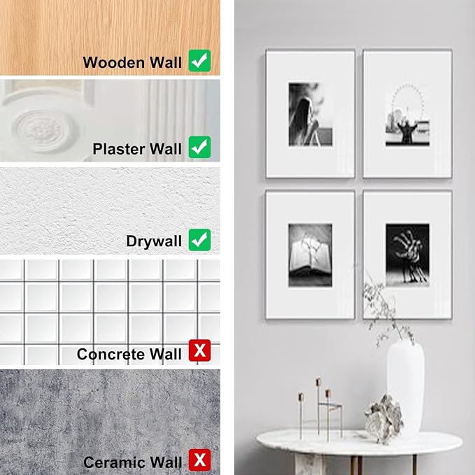 117Pcs Picture Hangers, 3 Size Picture Hooks Including 30/50/100lbs, Picture - Image 7