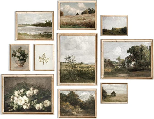 uniro Vintage Wall Art Decor Prints Farmhouse Wall Decor Vintage French Country by uniro