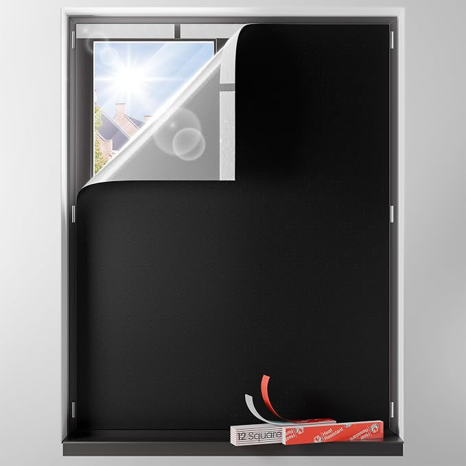 Sumobaby Blackout Curtains for Bedroom Portable 51"x64", No Drill Blackout by Sumobaby