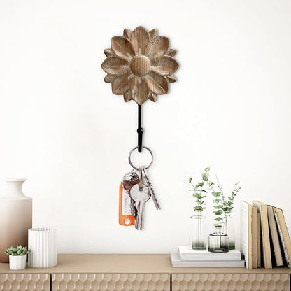 dwellington Flower Towel Hooks Decorative Hooks Hanger - Image 6