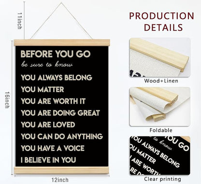 foedor Mental Health Posters, Positive Affirmations Wall Sign Decor Posters - Image 6