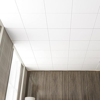 Art3d 12-Pack Smooth Drop Ceiling Tile 2ft x 2ft - Image 8
