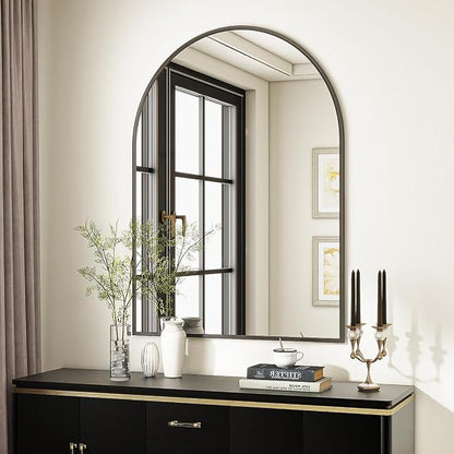 VooBang Arched Wall Mirror, 26 x 41 inch Arch Bathroom Mirror, Wall Mounted - Image 7