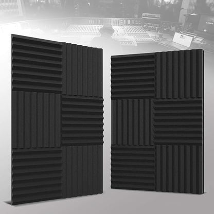 12 Pack Self-Adhesive Acoustic Panels 1 X 12 X 12 Inches - Image 6