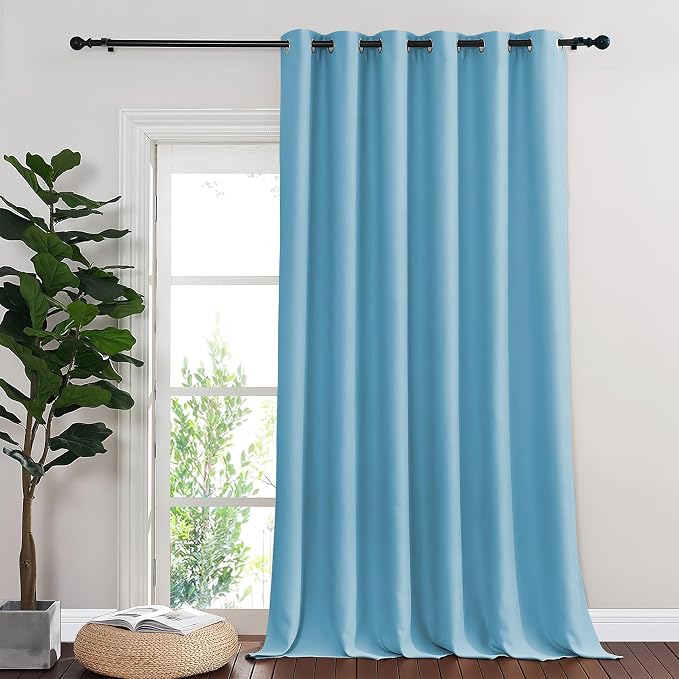 NICETOWN Sliding Door Curtain 108 Inches Long by NICETOWN