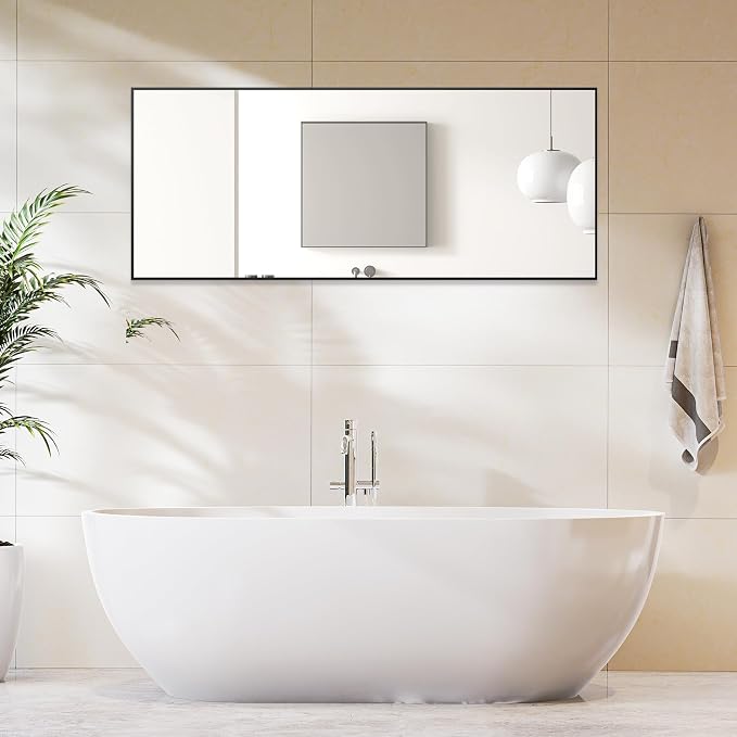Sweetcrispy 64"x21" Full Length Mirror, Leaning or Standing Full Body Mirror - Image 9