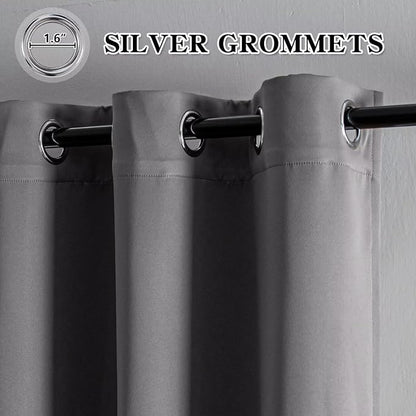 IGEMAEVE Blackout Doorway Curtains 96 Inch Length, Closet Curtain - Image 2
