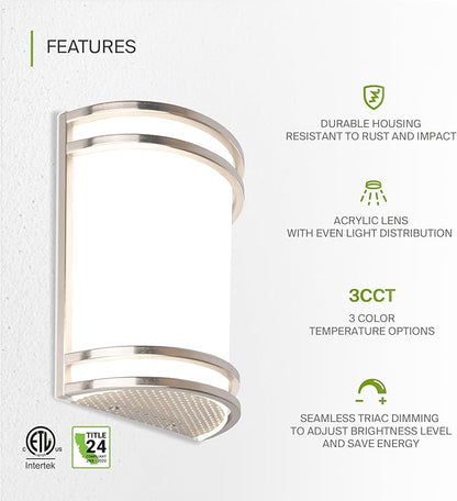 ASD LED Indoor Wall Mount Light Fixture - Image 3