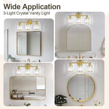 Crystal Bathroom Light Fixtures, Bathroom Lighting Fixtures Over Mirror - Image 7