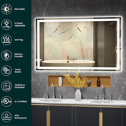 LED Mirror for Bathroom 36"x 60" - Image 3