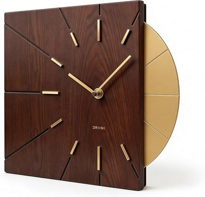 Driini Clocks Mid Century Modern Wall Clock by Driini