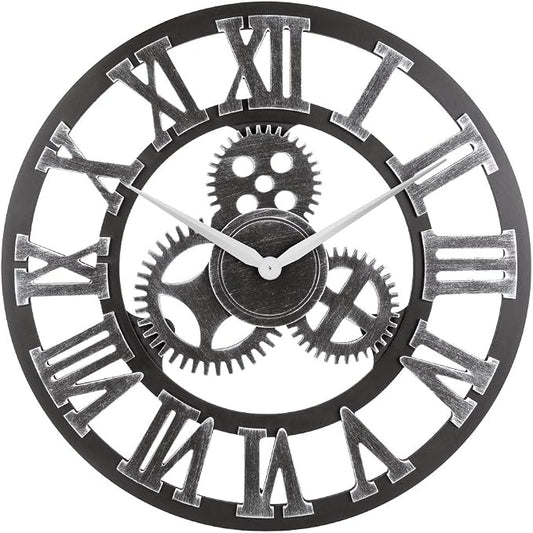 28" Whisper Ticking Silent Wall Clock by OldtownClocks