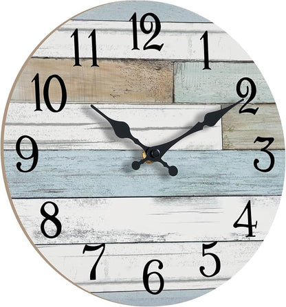 KECYET Wall Clock Battery Operated 14 Inch Large Silent Non Ticking Coastal - Image 3