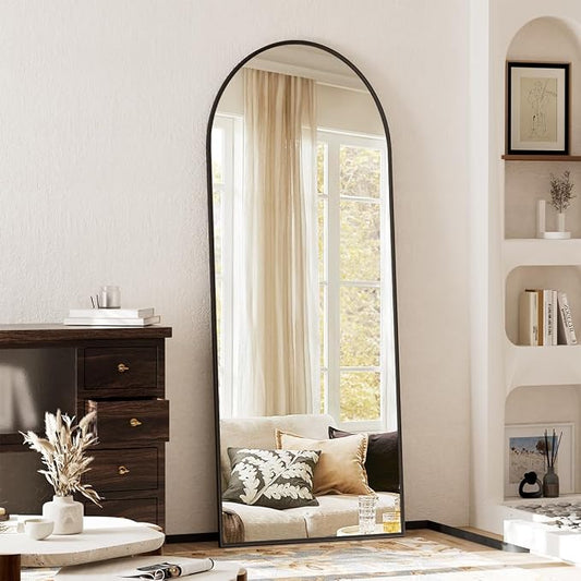 Arched Full Length Mirror, Full Length Wall Mirror Hanging or Leaning - Image 2