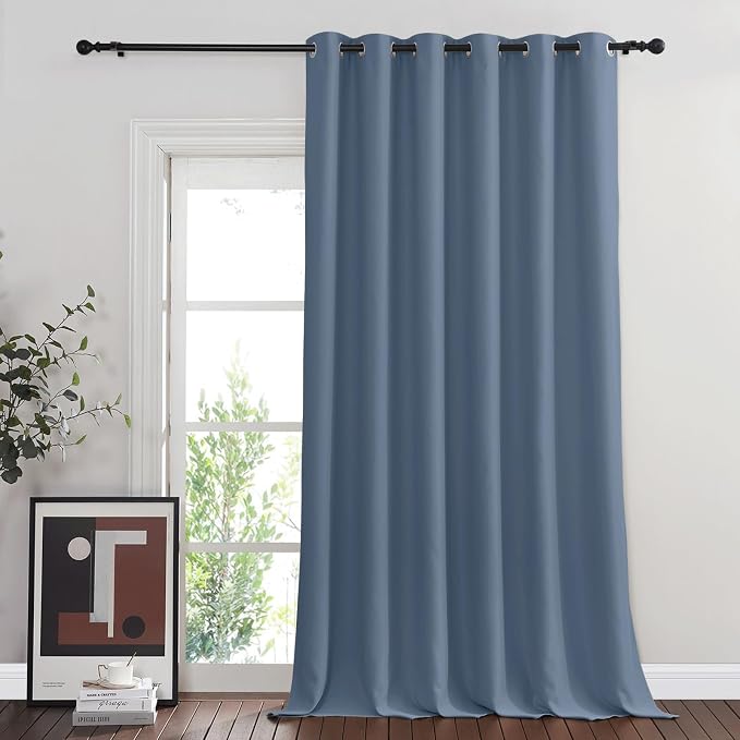 NICETOWN Blackout Sliding Glass Door Curtains, Room Darkening Thermal Insulated - Image 8