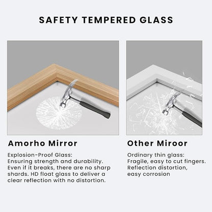 Amorho 60 X30 Inch Bathroom Mirror - Image 3