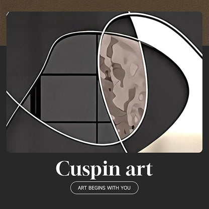 Large Framed Modern Elegant Abstract Wall Art - Image 7