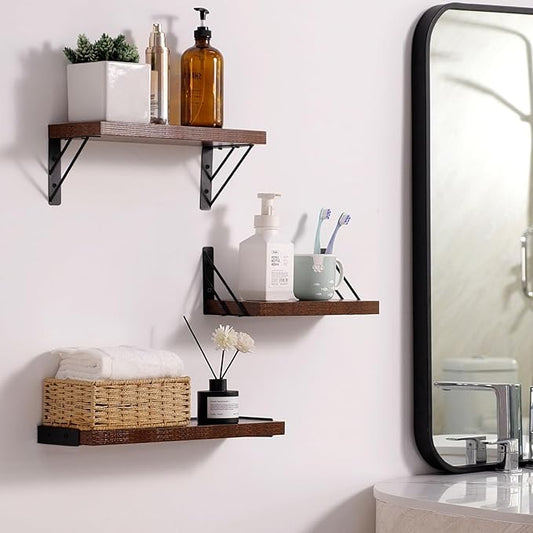 BAYKA Wall Shelves for Bedroom Decor, Floating Shelves for Wall, Display - Image 2