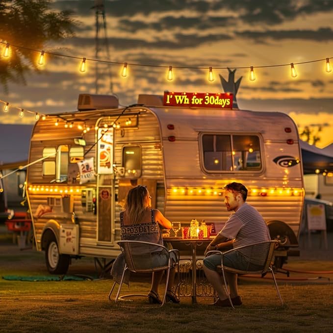 150FT Outdoor String Lights with Remote, Garden Patio Decor with 2500K Warm White, 75+3 LED Edison Bulbs, Support Timer Dimmable Waterproof Shatterproof for Yard Outside Porch Deck Backyard