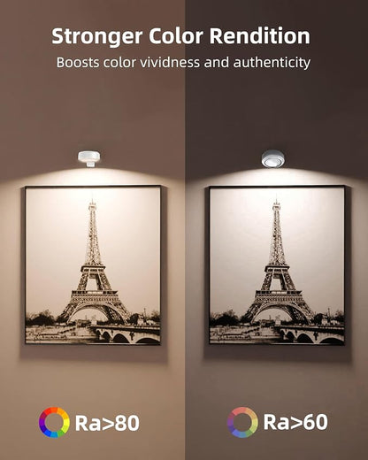EZVALO Picture Lights for Wall, Rechargeable Battery Magnetic Poster Lights - Image 8