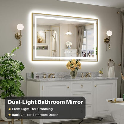 60x36 Inch LED Bathroom Mirror - Image 3