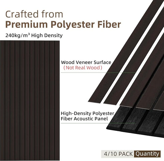 TO-TH Wood-Look Sound Panels, 4 Pack 47.2” x 23.6” Soundproof Wall Panels - Image 2