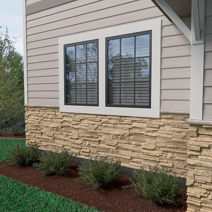 Ekena Millwork 48 5/8"W x 24 3/4"H x 1 1/4"D Cascade Stacked Stone, StoneWall - Image 12