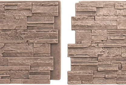 EverStone Cascade Faux Stone Panel, 48 5/8"W x 24 3/4"H x 1 1/4"D, North Hill - Image 8