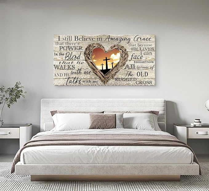 Cao Gen Decor Art A63575 Amazing Grace Wall Art Decor Canvas Print Picture - Image 6