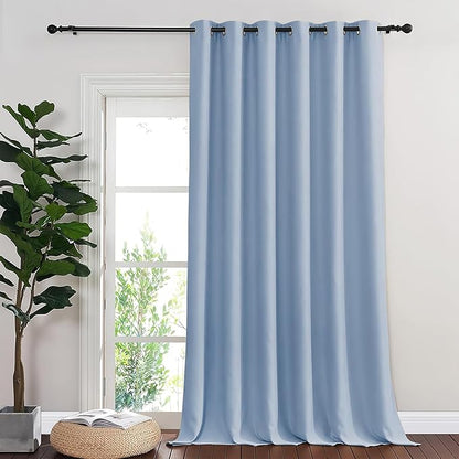 NICETOWN Vintage Blue Blackout Curtains by NICETOWN